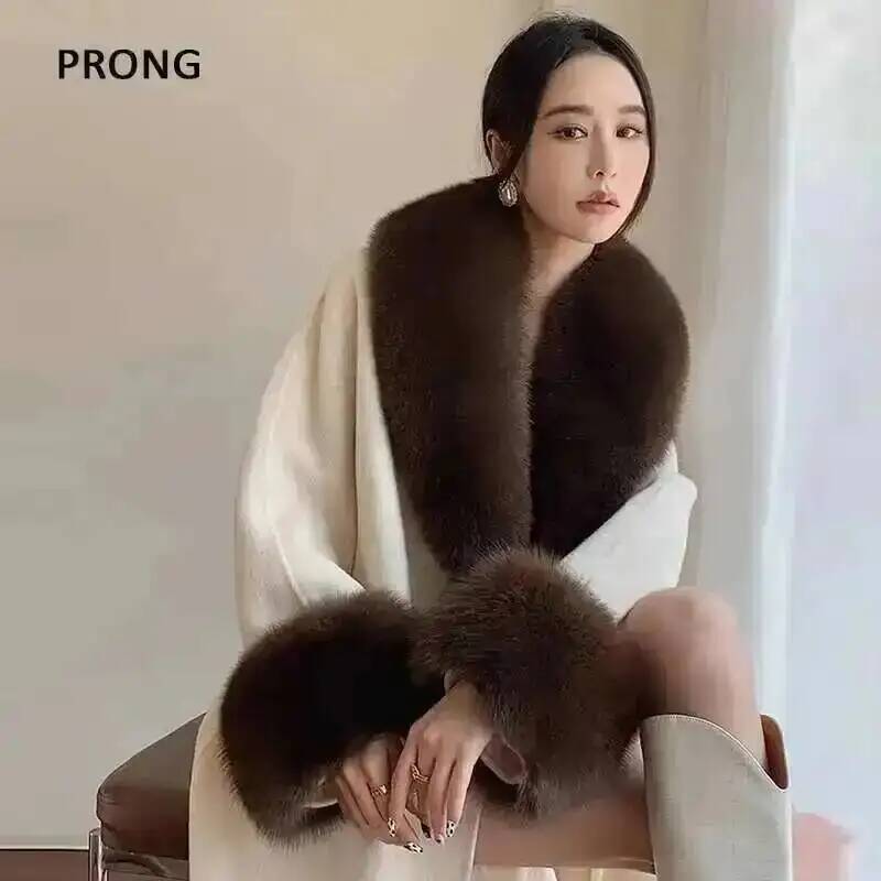 Winter Clothing Stores - 100% Real Fox Fur Collar Winter