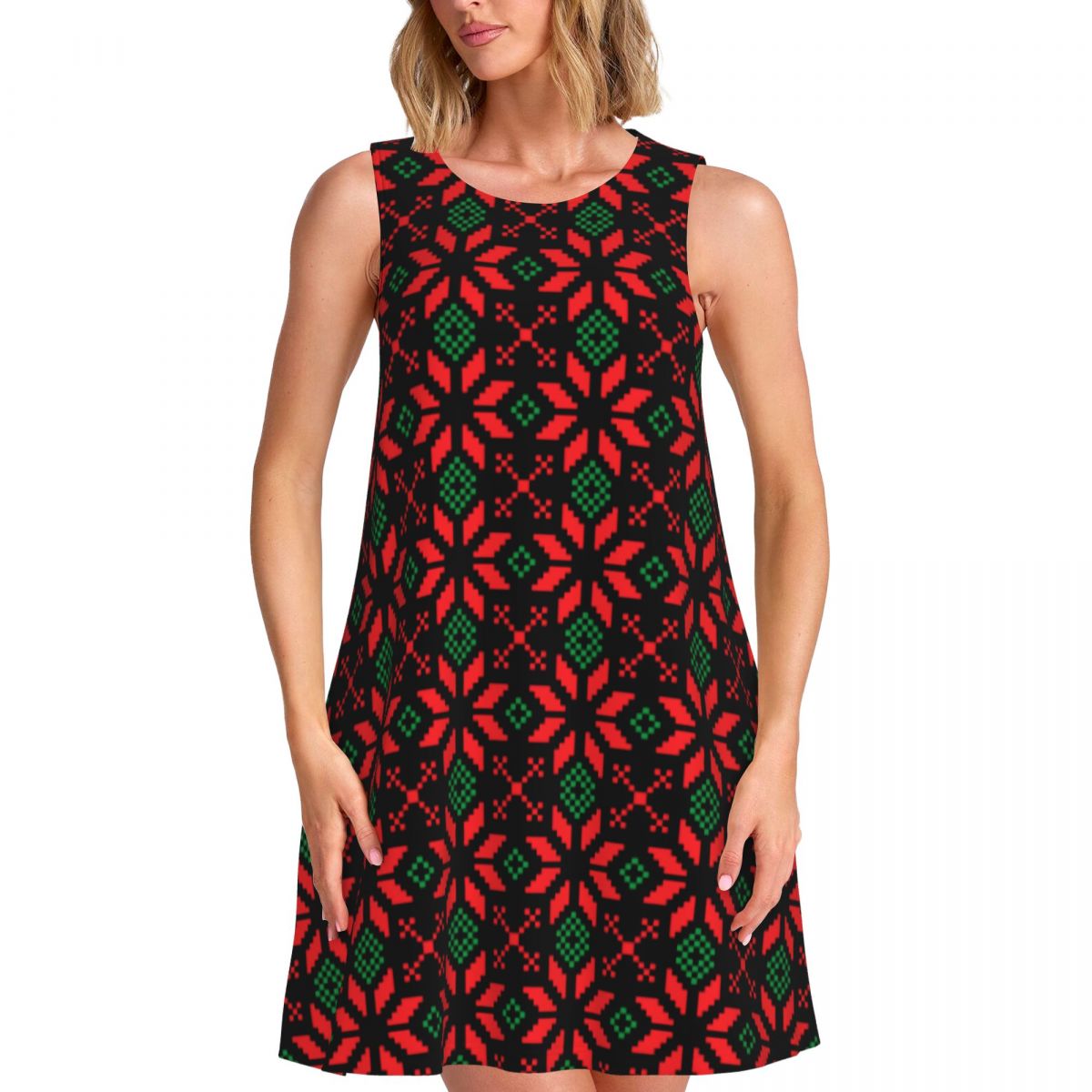 Winter Clothing Ideas - Christmas Holiday Nordic Casual Dress Winter