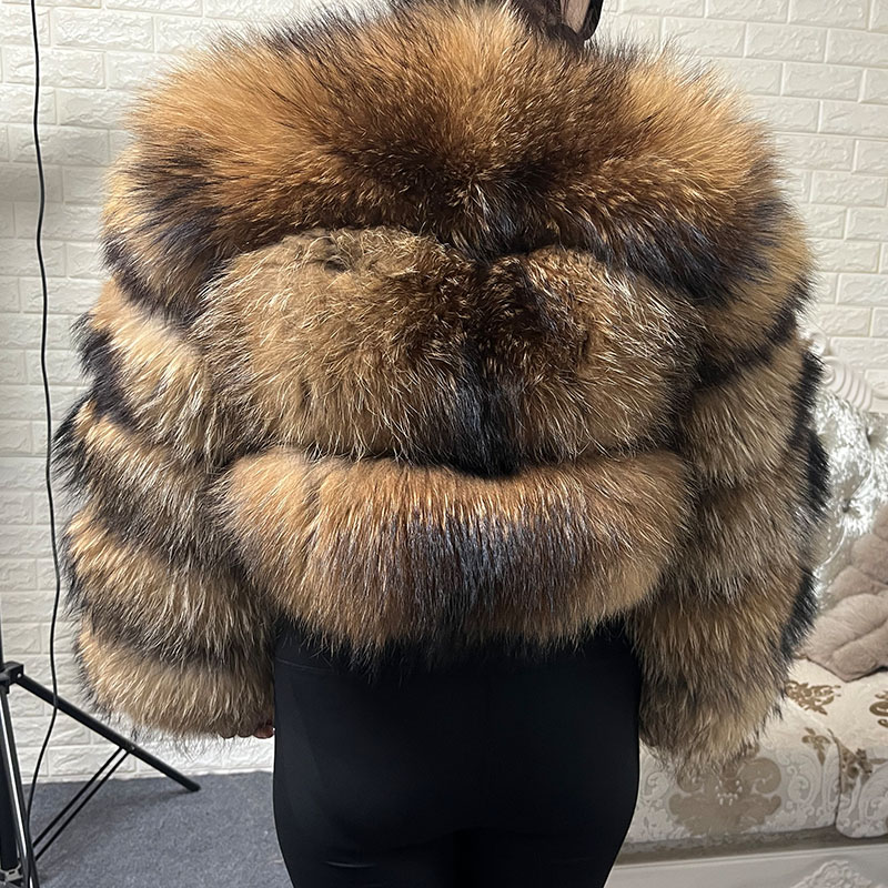 Plus Size Tops Brown Fur Maoma - Winter Clothing Stores 评论和价格