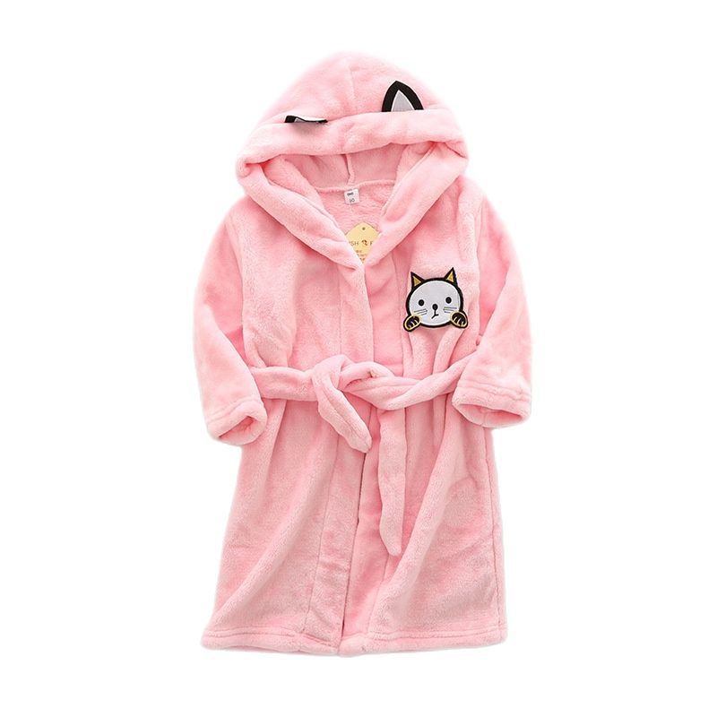 Kids Cartoon Cat Robes New Win - Winter Clothing Baby Boy 评论和价格