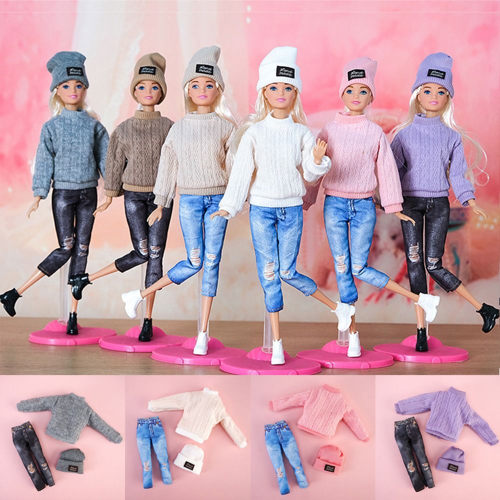 1 Set 1/6 Doll Casual Clothes  - Winter Wear Clothes 评论和价格