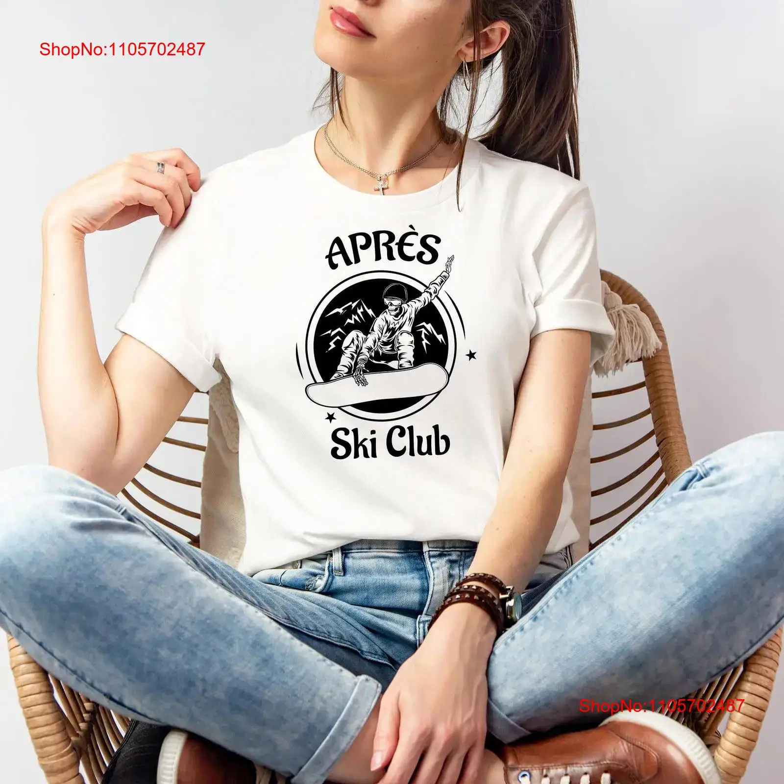 Apres Ski Club SweaT T Shirt L - Winter Clothing Ideas 评论和价格