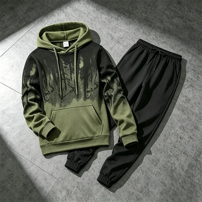 Autumn Winter Men's Hoodies Tr - Winter Clothing Equipment 评论和价格