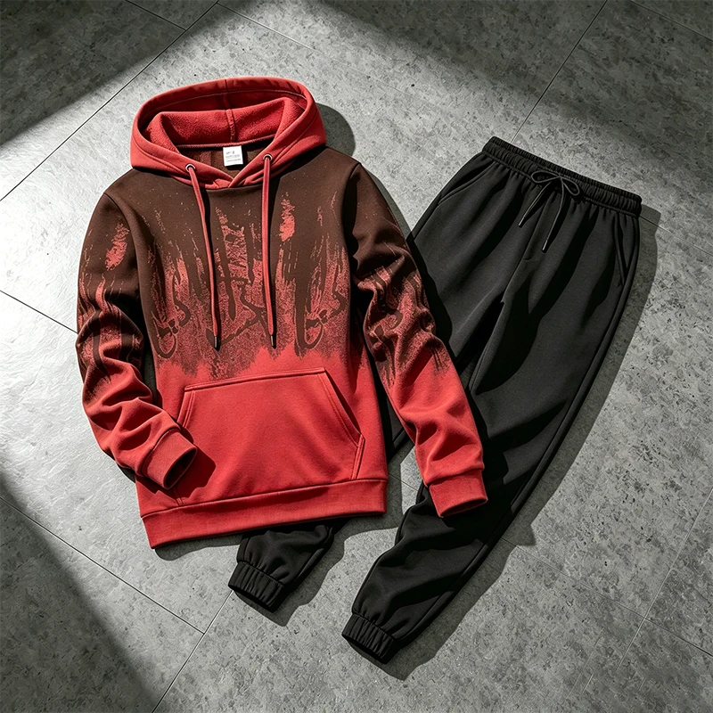 Autumn Winter Men's Hoodies Tr - Winter Clothing Equipment 评论和价格