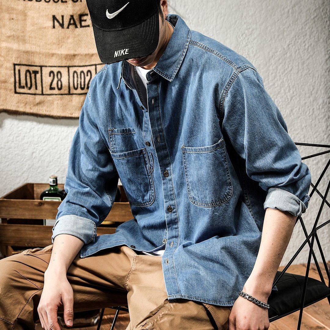 Spring Ruffian Handsome Denim  - Winter Clothing Stores 评论和价格