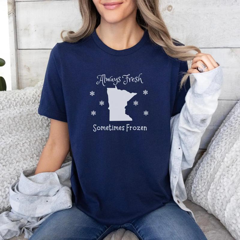 Minnesota Funny T Shirt Winter - Winter Clothing Ideas 评论和价格