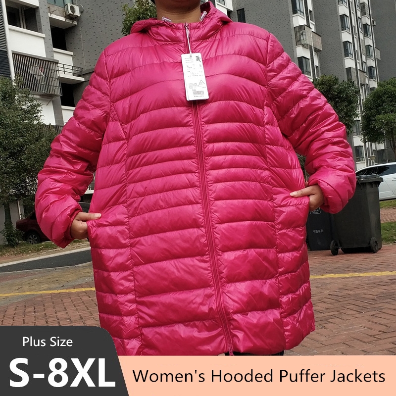 Plus Size 5XL 6XL 7XL Women's  - Winter Clothing Stores 评论和价格