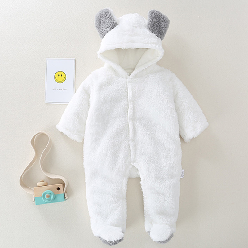 Winter Baby Boy Romper Hooded  - Winter Clothing Baby Boy 评论和价格