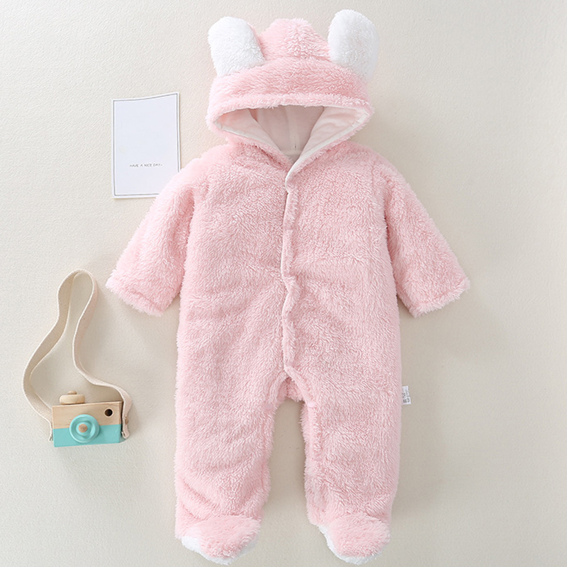 Winter Baby Boy Romper Hooded  - Winter Clothing Baby Boy 评论和价格