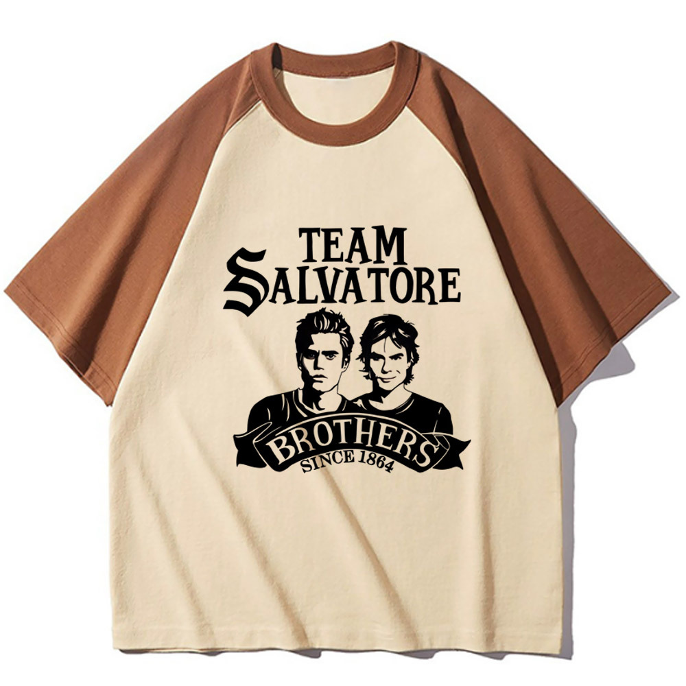 Damon Salvatore t-shirt teen a - Winter Clothing Aesthetic 评论和价格