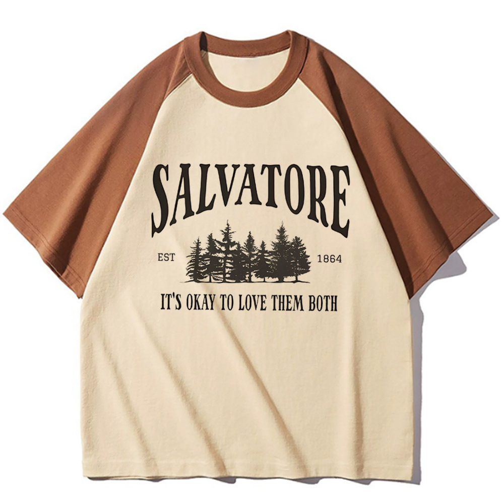 Damon Salvatore t-shirt teen a - Winter Clothing Aesthetic 评论和价格