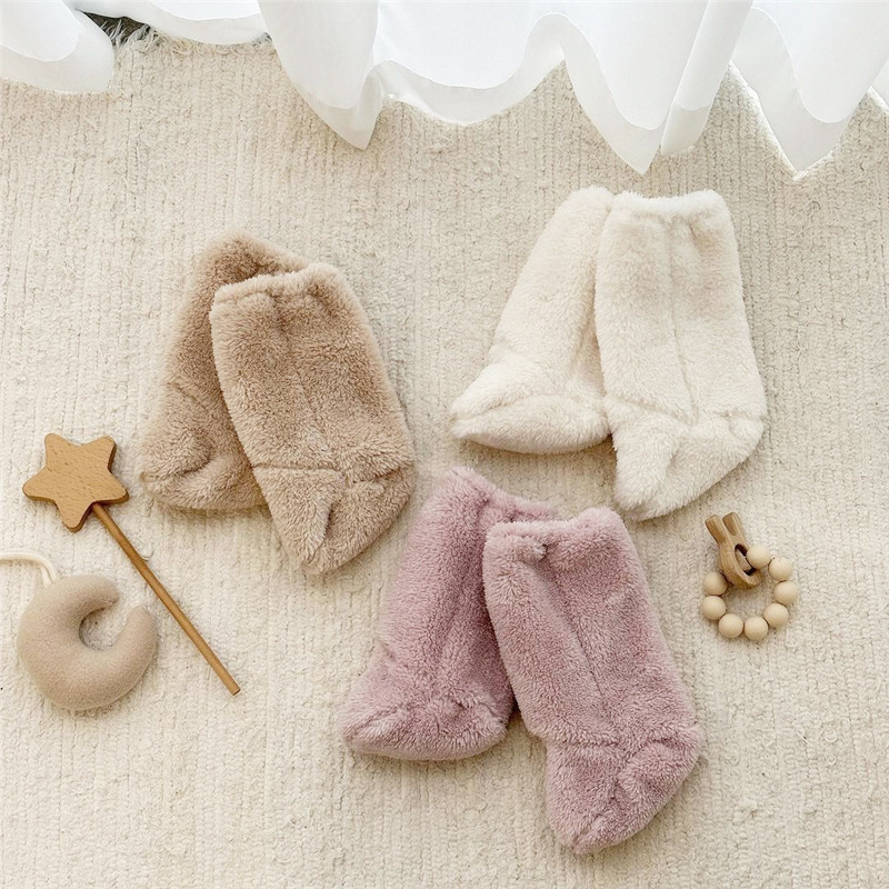 Warm Winter Baby Socks Coral F - Winter Clothing Baby Boy 评论和价格