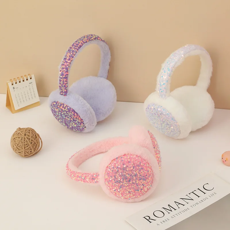 Women's Earmuffs Korean Glitte - Ear Muff Foldable 评论和价格