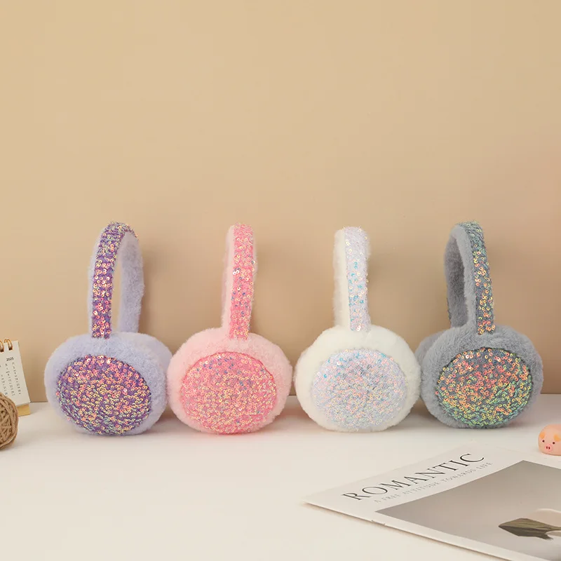 Women's Earmuffs Korean Glitte - Ear Muff Foldable 评论和价格