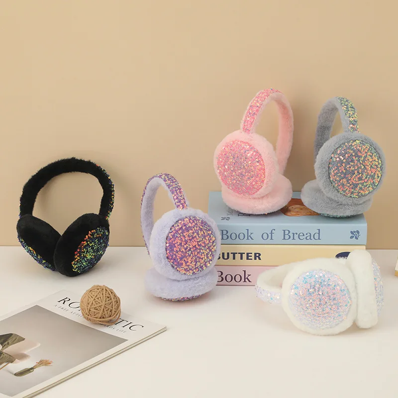 Women's Earmuffs Korean Glitte - Ear Muff Foldable 评论和价格
