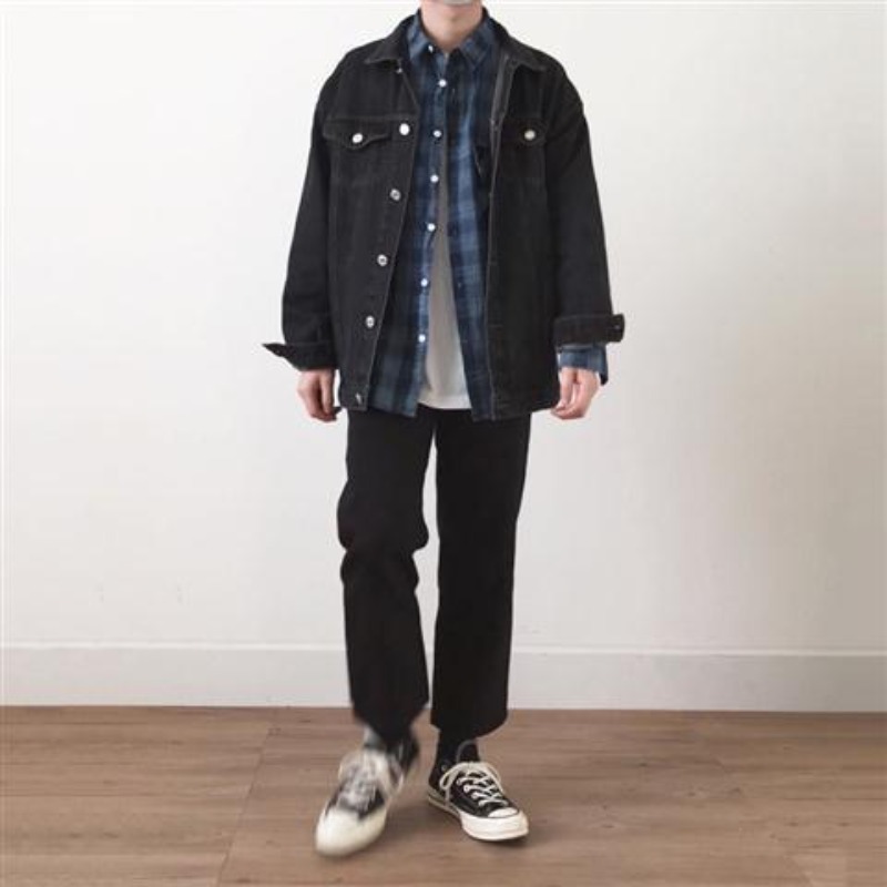 Autumn Black Clothing Loose Co - Winter Clothing Aesthetic 评论和价格