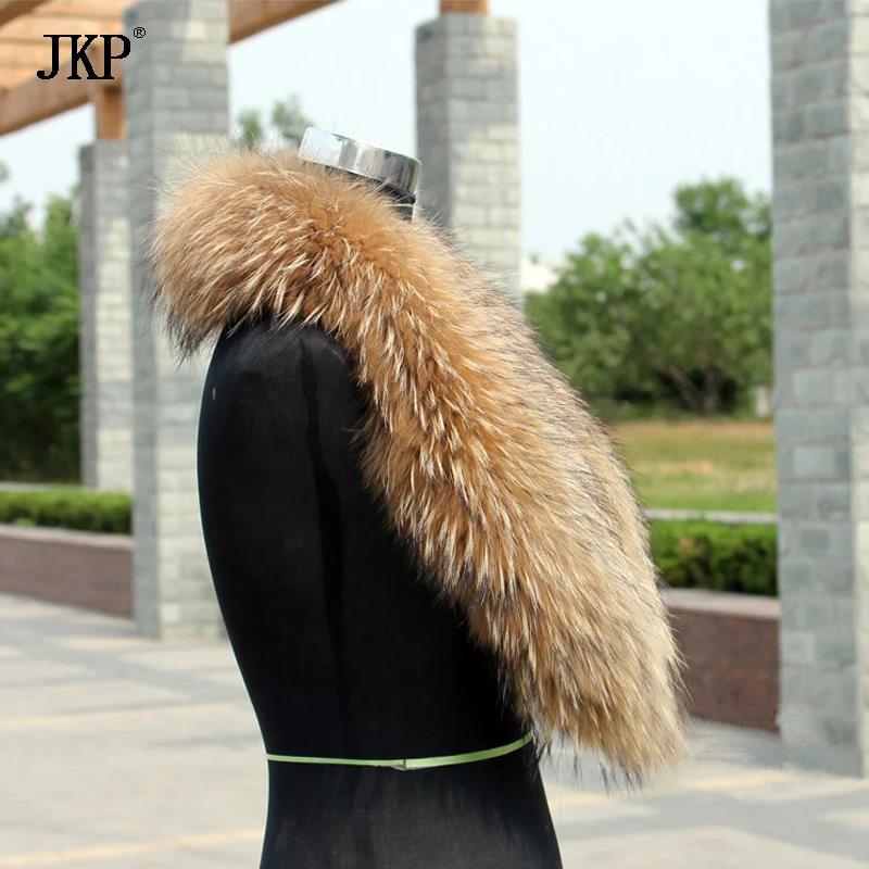 Natural Fur Collar Real raccoo - Winter Clothing Stores 评论和价格