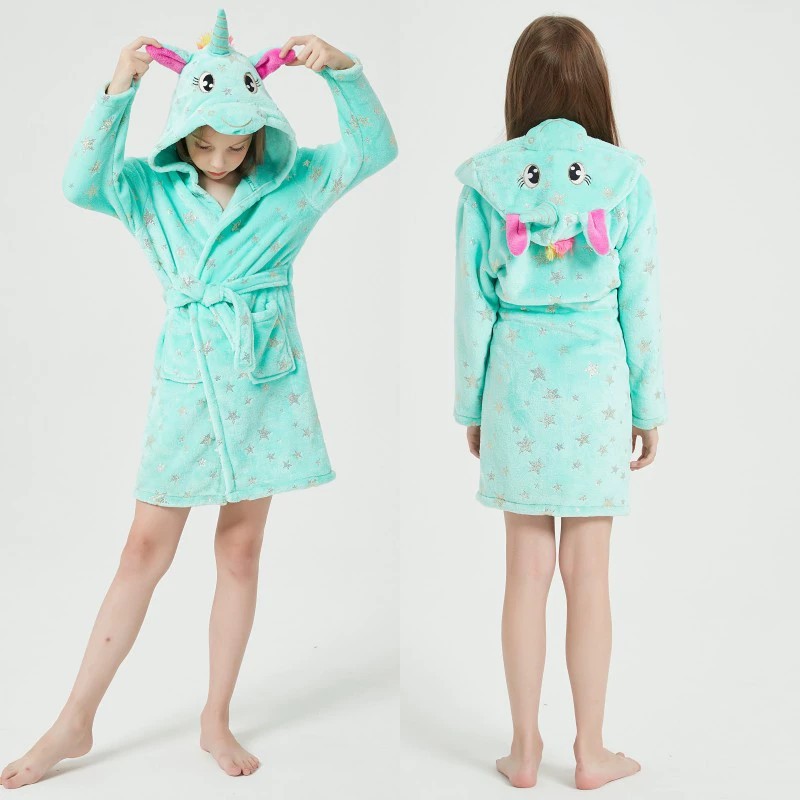 Animal Bathrobes for Girls Chi - Winter Clothing Baby Boy 评论和价格