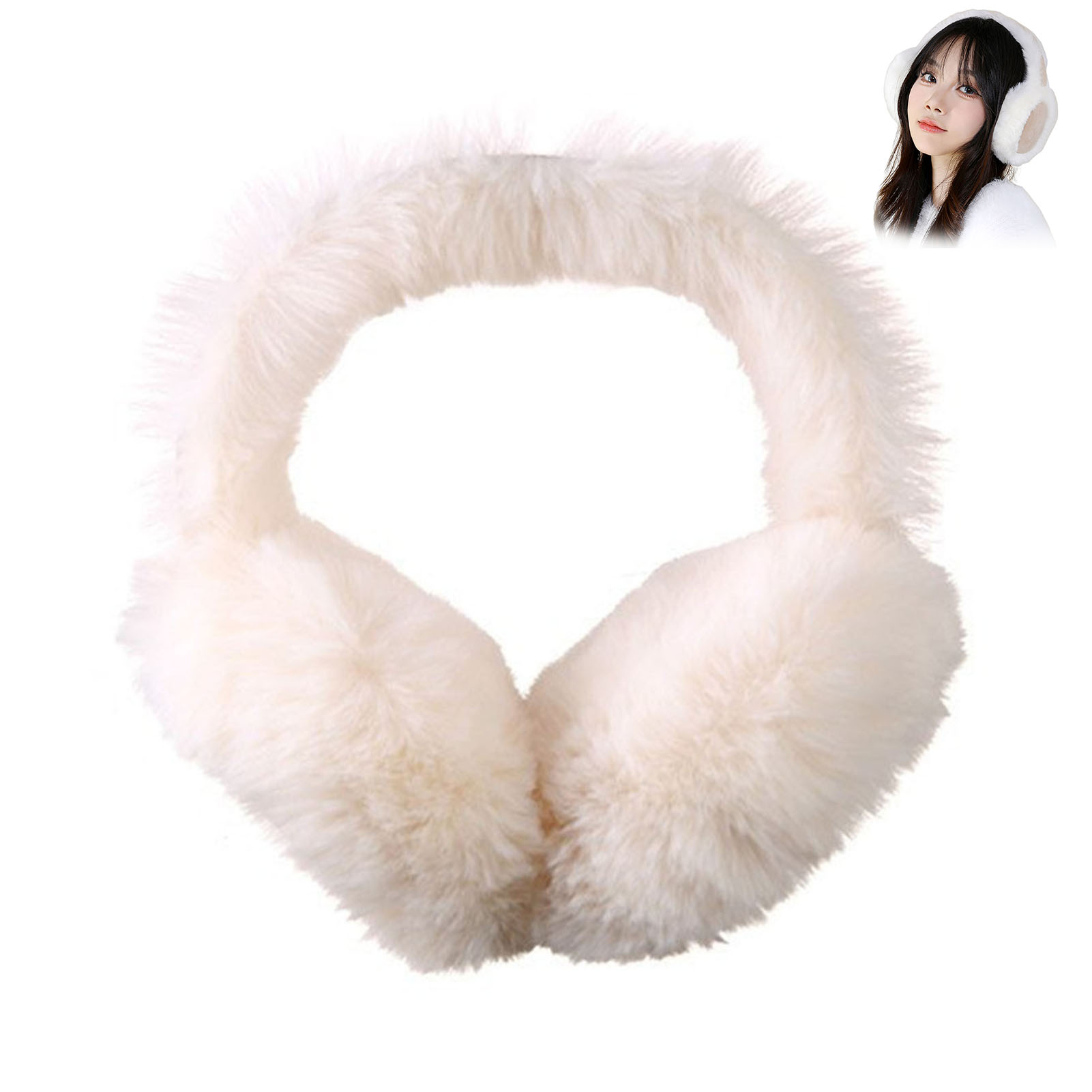 Windproof Earmuffs Plush Warm  - Ear Muff Foldable 评论和价格