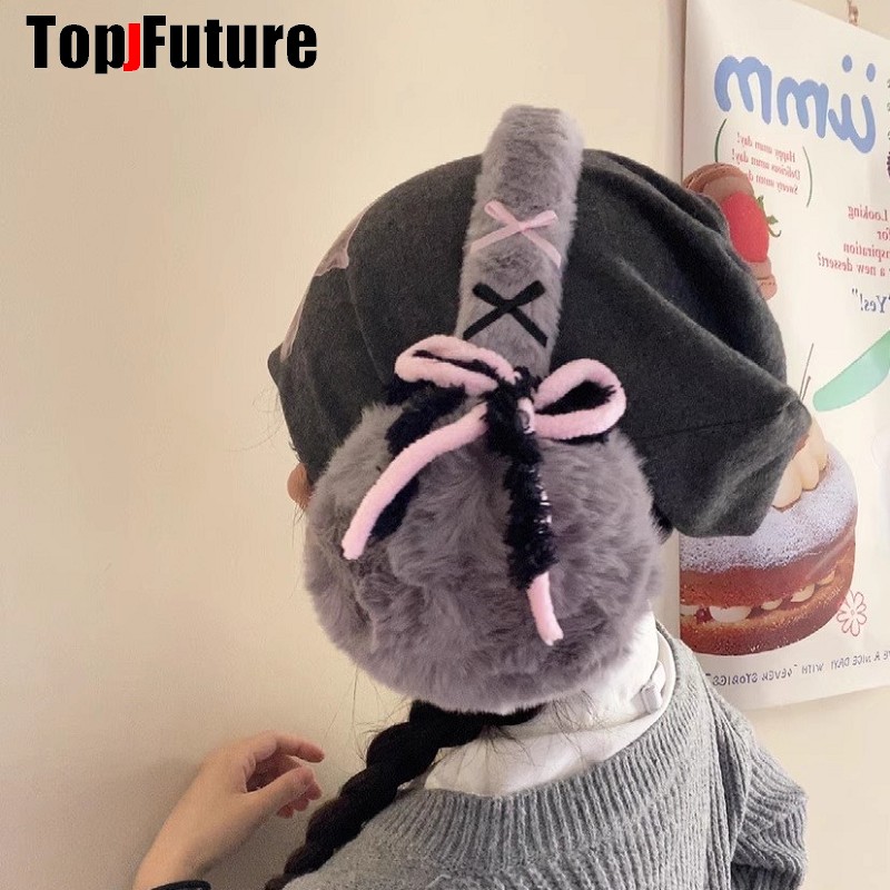 Harajuku Y2k Cute Sweet Lolita - Ear Muff Foldable 评论和价格