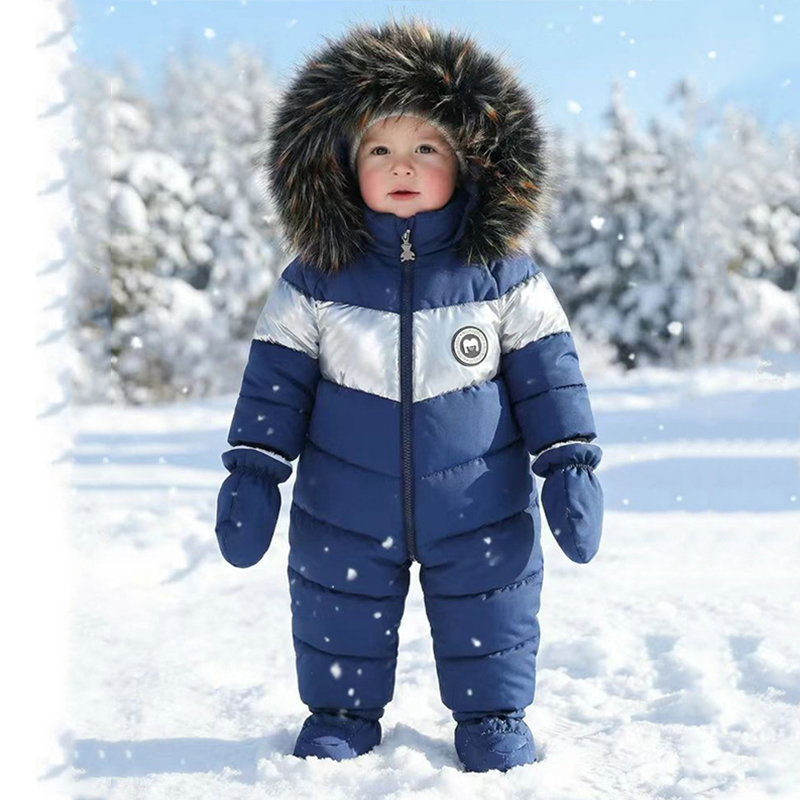 Winter Newborn Baby Romper Wit - Winter Clothing Baby Boy 评论和价格