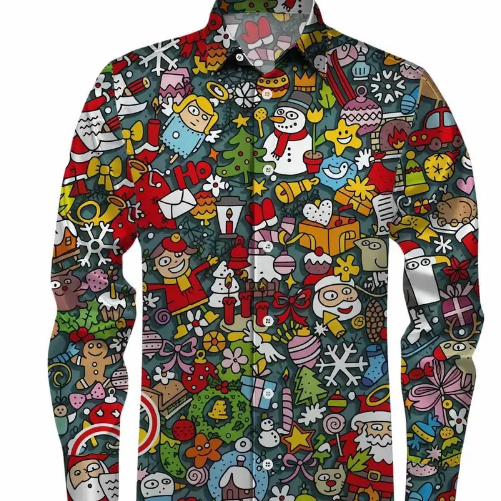 Men's Long-Sleeved Christmas P - Winter Clothing Ideas 评论和价格