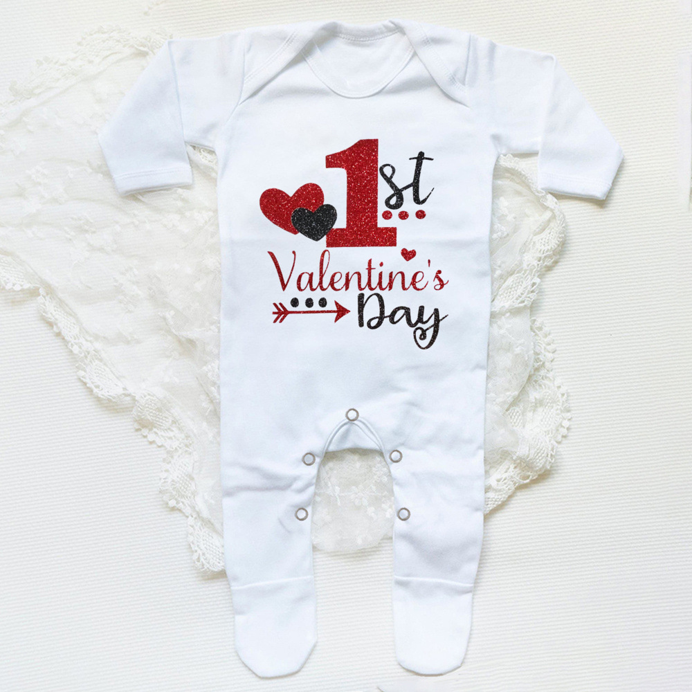 My First Valentine's Day Print - Winter Clothing Baby Boy 评论和价格