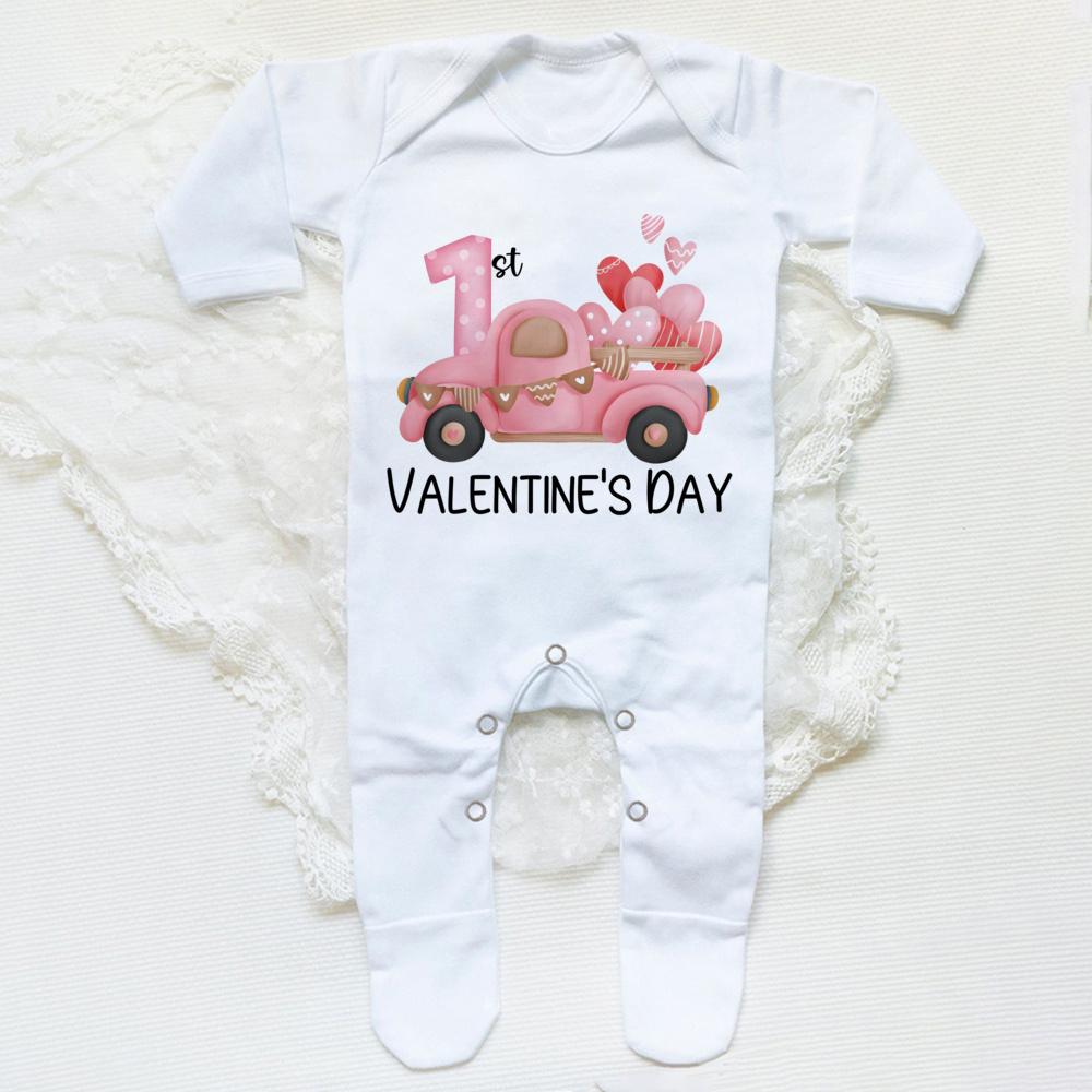 My First Valentine's Day Print - Winter Clothing Baby Boy 评论和价格