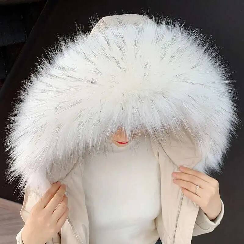 Detachable Faux Fur Collar Ext - Winter Clothing Stores 评论和价格