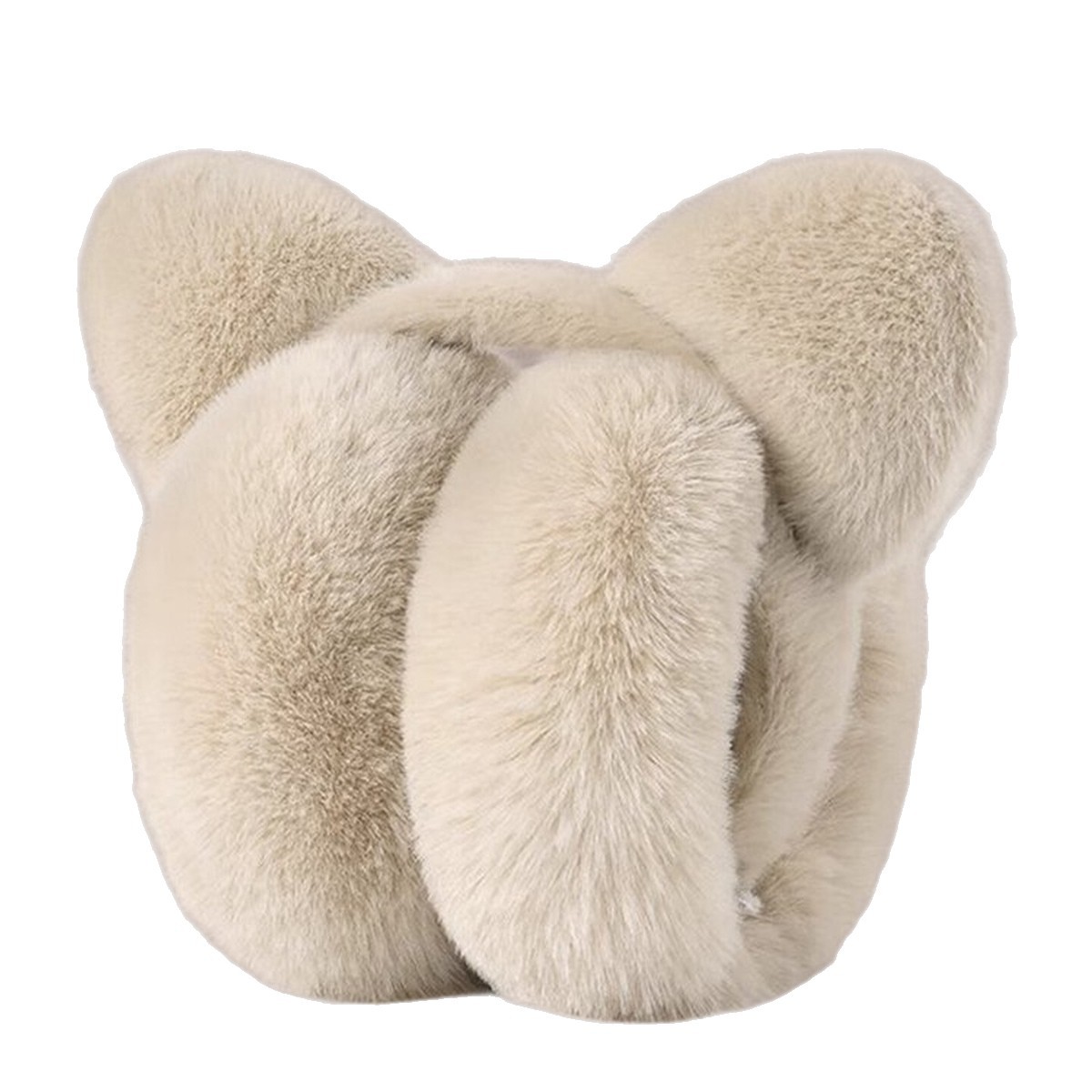 Cat Ears Foldable Earmuffs Plu - Ear Muff Foldable 评论和价格