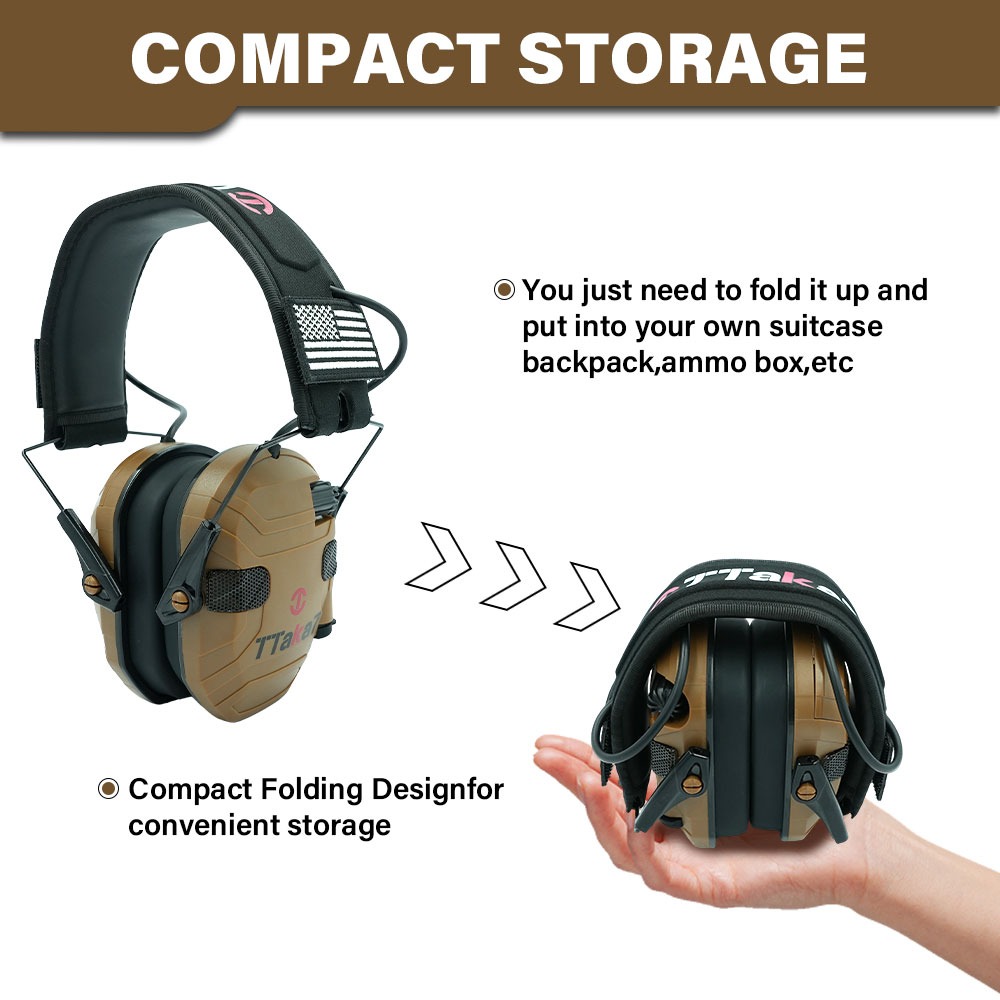 New W1/W3 Foldable Electronic  - Ear Muff Foldable 评论和价格