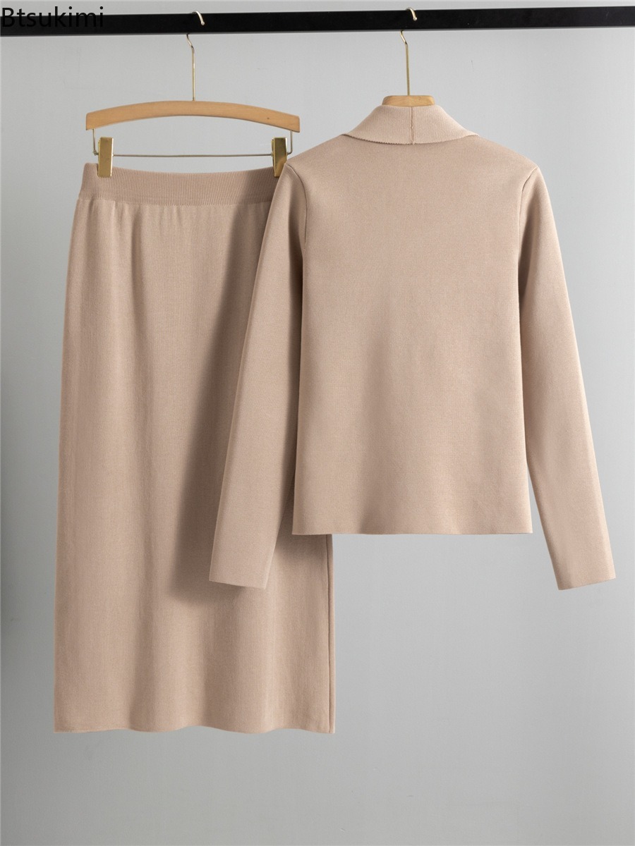 Autumn Winter Knitted Two-piec - Winter Wear Clothes 评论和价格